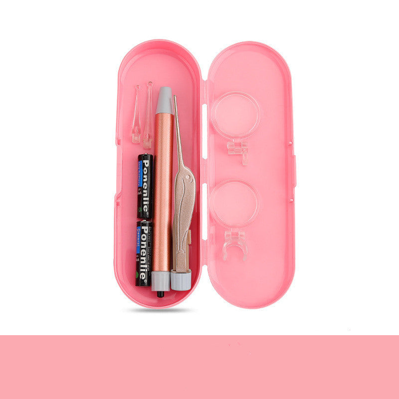 Adults, Earwax Spoon Digger & Tweezers