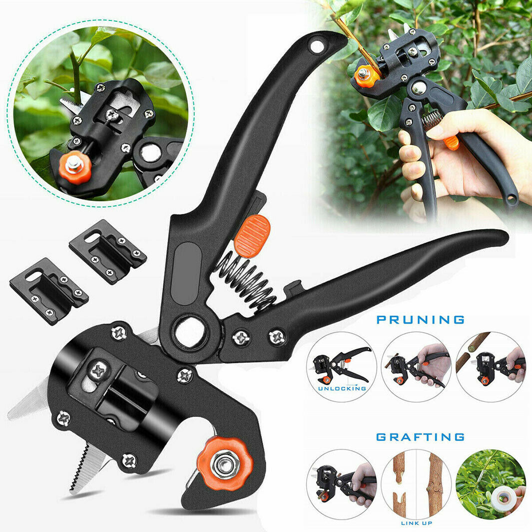 Garden Grafting Pruner Set Farming Fruit Tree Pruning Shears Scissor V