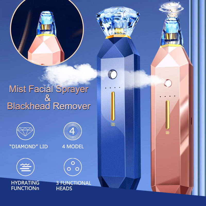 -1 Blackhead Remover Vacuum Pore Cleaner Acne Remover Mist Facial Spra