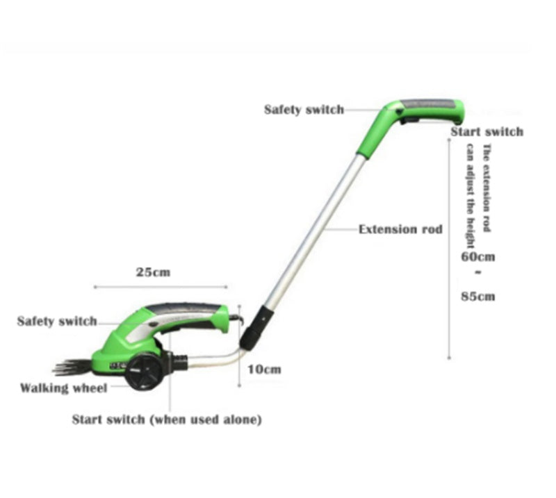 Small Rechargeable Lawn Mower Electric Portable Lawn Mower