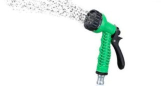 Latex Natural Telescopic Water Hose High Pressure Car Wash Water Gun W