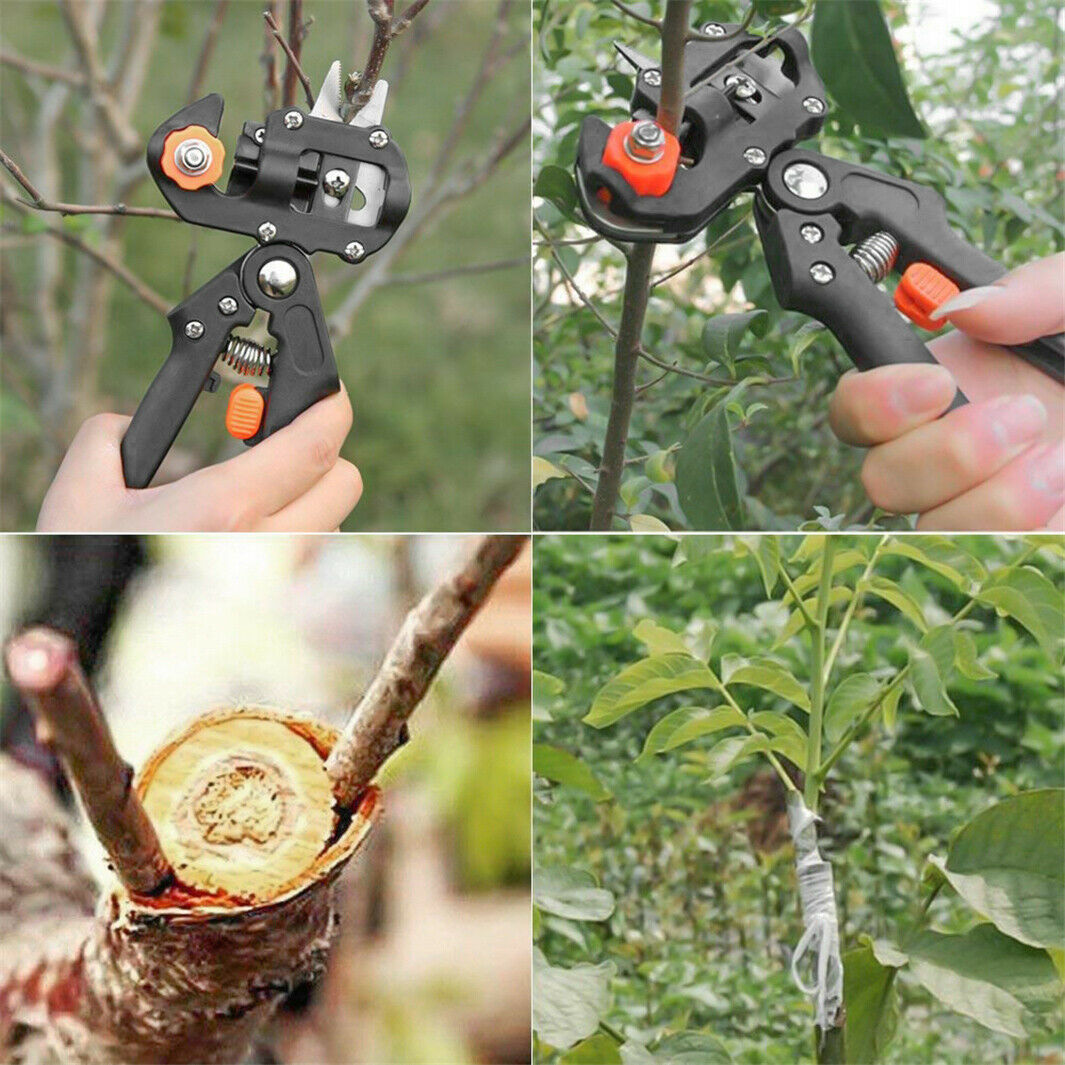 Garden Grafting Pruner Set Farming Fruit Tree Pruning Shears Scissor V