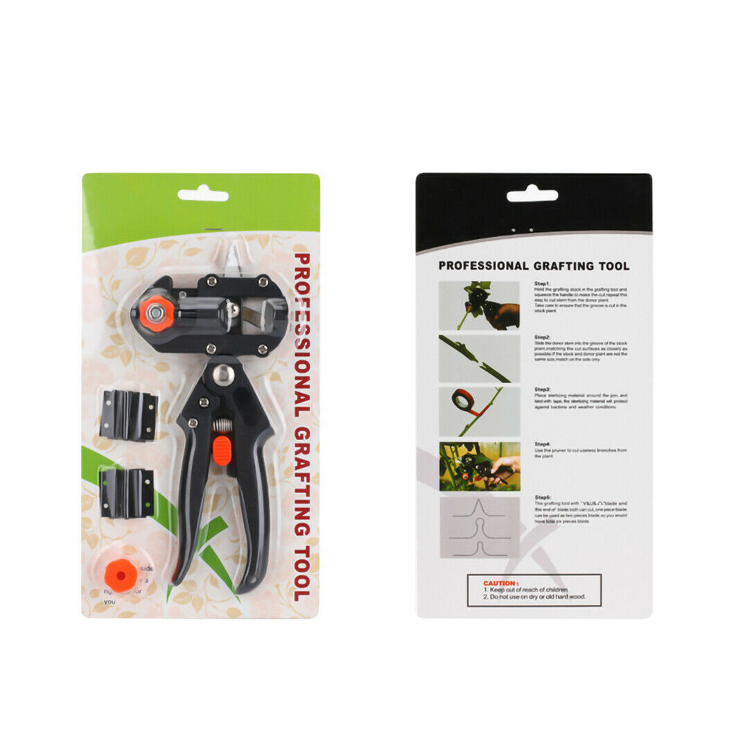 Garden Grafting Pruner Set Farming Fruit Tree Pruning Shears Scissor V