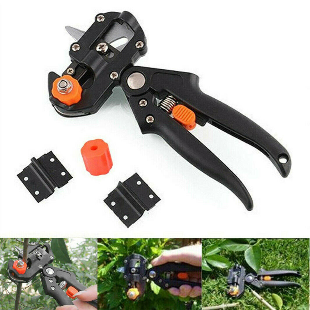 Garden Grafting Pruner Set Farming Fruit Tree Pruning Shears Scissor V