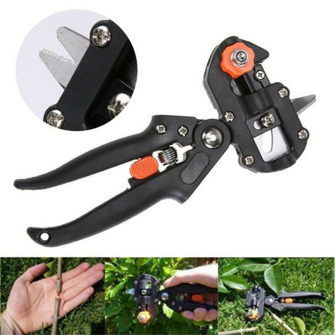 Garden Grafting Pruner Set Farming Fruit Tree Pruning Shears Scissor V